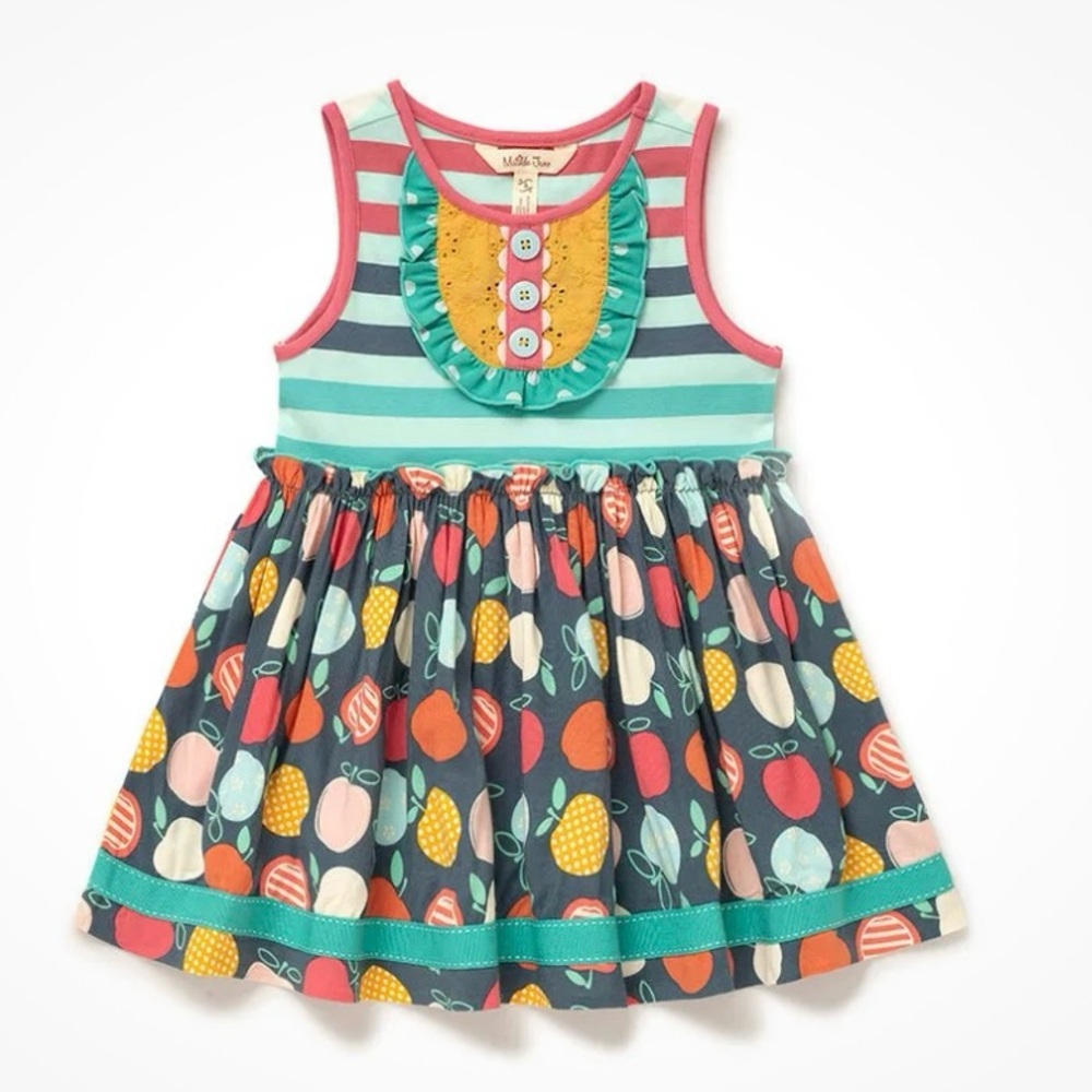 Matilda Jane Wonderment Apple A Day Sara Tunic Top Size 2T 🍏🍎